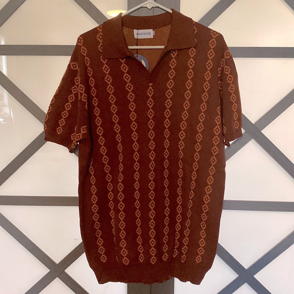 NWT Oxknit 60s style short sleeved sweater